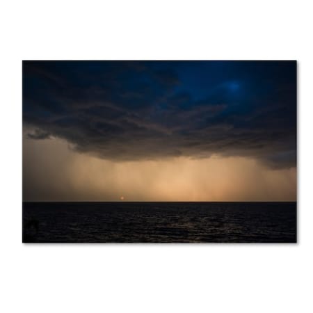 Kurt Shaffer 'Storming Setting Sun' Canvas Art,30x47